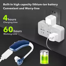 2025 new cheap Bluetooth digit BTE Rechargeable Sound Amplifier Severe Hearing Aid For Deaf Hearing Aid For The Deaf People