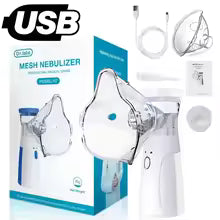 Mesh Cleaning Atomizer Detachable Portable Automatic Silent Medical Emergency Equipment for Children and Adults